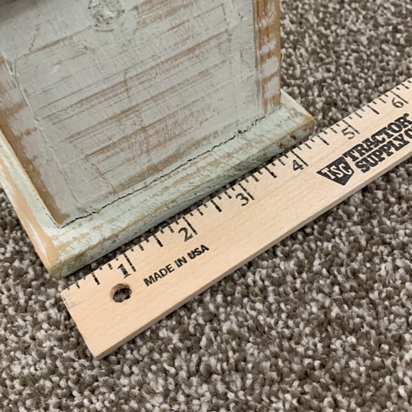 Birdhouse Metal Wood Green Tiles EUC Crystal Look Knob - Picture 8 of 8